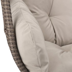 Juskys Rattan függő kétszemélyes fotel Aria - bézs
