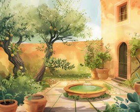 Poszter 50x40cm Napsütéses nap