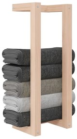 tömör fenyőfa törülközőtartó 23 x 18 x 60 cm