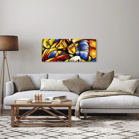 Kép - olajfestmény, szerelmesek (120x50 cm)