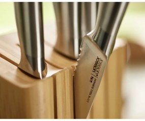 Rozsdamentes acél kés készlet tartóval 5 db-os Elevate Bamboo – Joseph Joseph