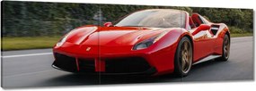 Vászonkép 150x50 Piros Ferrari út