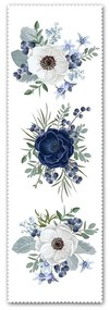 Asztali futó 40x130 cm Blue Rose – Minimalist Cushion Covers