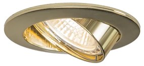 Okos, dönthető, süllyesztett spotlámpa arany színben, Wifi GU10-zel - Edu