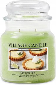 Közepes méretű Key Lime Tart gyertya Village Candle