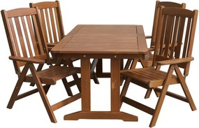 Kihúzható fa asztal fenyő 160–210x90 cm lakkozott FSC