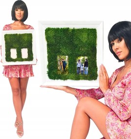 Modern képkeret Lógó Moha Chrobotek moha kép Fa XXL