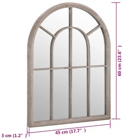 homokszínű tükör beltéri használatra 60 x 45 cm