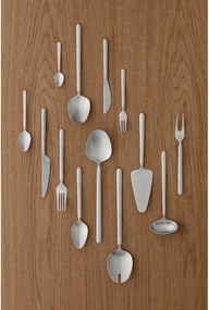 Matt ezüstszínű rozsdamentes acél négyszemélyes desszertes villa szett 4 db-os Stella – Blomus