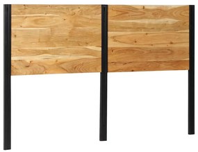 tömör fa akác és vas fejtámla 160 cm