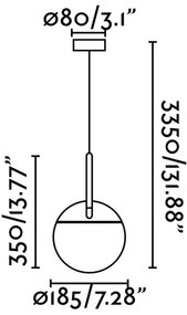 FARO 28375 - Csillár zsinóron MINE 1xE27/40W/230V