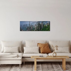 Kép - Zhangjiajie Nemzeti Erdei Park (órával) (90x30 cm)