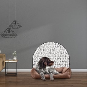 PIPPER. Védő textil falmatrica – Ív – Kutyák Méret: 83x60cm, Indíték: név nélkül