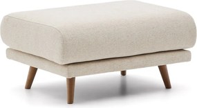 Bézs zsenília lábtartó Karin – Kave Home