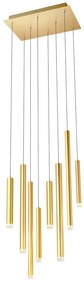 Redo 01-2046 - LED Csillár zsinóron MADISON 8xLED/4W/230V arany