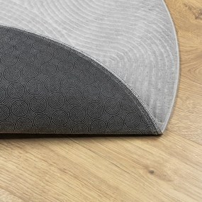 IZA szürke rövid szálú skandináv stílusú szőnyeg Ø 80 cm