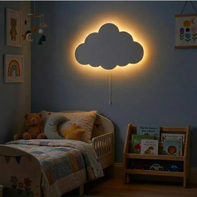 LED fali dekoráció felhő formájában – Éjszakai fény gyerekszobába | LUNIK