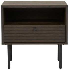 Tárolóasztal tölgyfa dekorral Kyoto – House Nordic