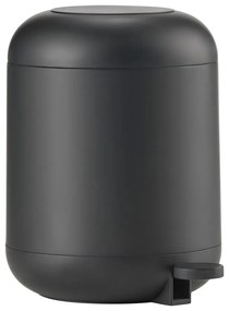 Fekete műanyag pedálos szemetes 4 l Sensu – Zone