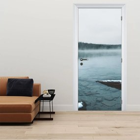 Fotótapéta ajtóra - Jeges tó (95x205cm)