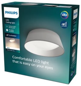 Philips - LED mennyezeti lámpa DAWN LED / 14W / 230V szürke