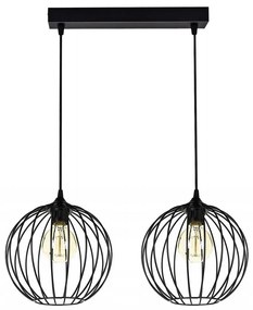 Csillár zsinóron MATT 2xE27/60W/230V