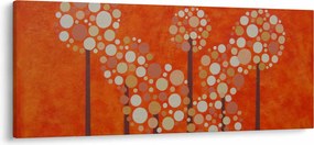 Kép - Narancssárga erdő (120x50 cm)