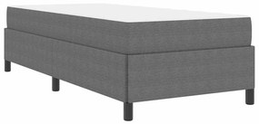 Ágykeret Világosszürke 90 x 190 cm Bársony anyag