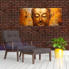 Kép - Buddha, olajfestmény (120x50 cm)