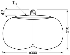LED Izzó VINTAGE FILAMENT E27/4W/230V 1800K füstszínű - Osram