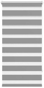 vidaXL Zebra roló 60 x 120 cm-es Szürke