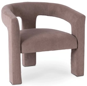 Design Fotel sötét bézs színben. LILLE