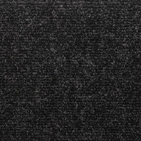 10 db öntapadós lépcsőszőnyeg, 65 x 21 x 4 cm, fekete, téglalap alakú széllel