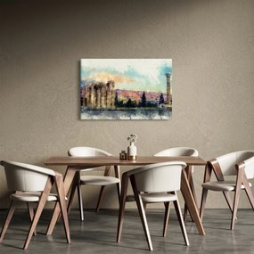 Kép - akropolisz, Athens, Görögország (90x60 cm)