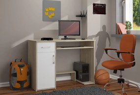 PC asztal Jocosa (sonoma tölgy + fehér). 1117043