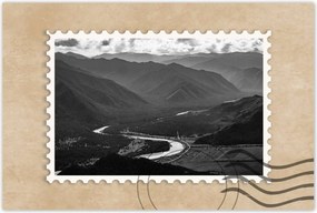 Poszterek 90x60 Kilátás a teraszról a Tyungurra