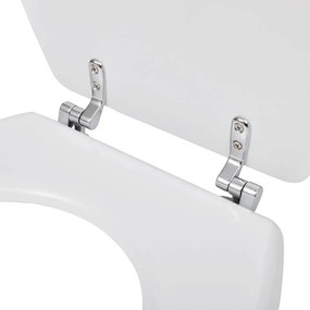 2 db fehér MDF WC ülőke