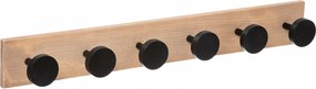 Ruhaakasztó fa akasztók 6 db 58cm