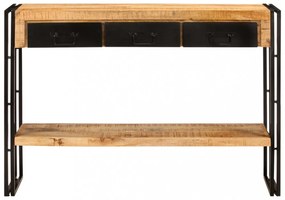 tömör mangófa tálalóasztal 110 x 30 x 76 cm