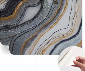 Öntapadós Dekoratív Fotótapéta Hálószobába Kő hullámok 104x70 cm