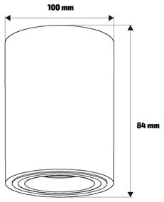 BRILAGI - LED RGBW dimmelhető spotlámpa MIA 1xGU10/4,8W/230V 100x80 mm bézs
