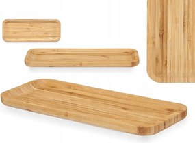 Tálaló Tálca bambusz 29,5x11,5 cm Snack Sajtok Gyümölcsök