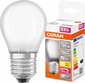 Led izzó E27 2,8W 25W 2700K Fényerőszabályozható Osram