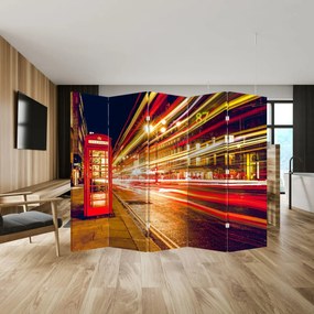 Paraván - Piros londoni telefonfülke (210x170 cm)