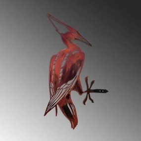 Bird fém kerti dísztárgy, 40×22 cm