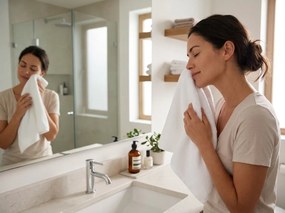 Törölköző NORIELLE 50x90 cm fehér, 100% pamut