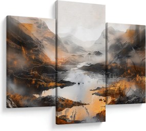 Kép - Hegyi tájak festése (90x60 cm)