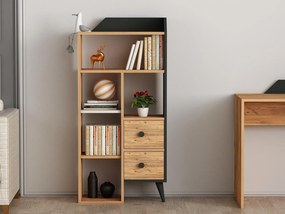 Regál Dekube 1 (atlanti fenyő + fekete)  . 1092990