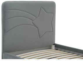 Szürke gyerekágy 90x200 cm Star – Scandic