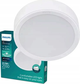 Plafon Led Panel Mennyezeti LĂĄmpa Falra szerelhetĆ 23.5W 4000K FehĂ©r Meson Philips